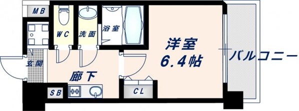 高井田駅 徒歩10分 14階の物件間取画像